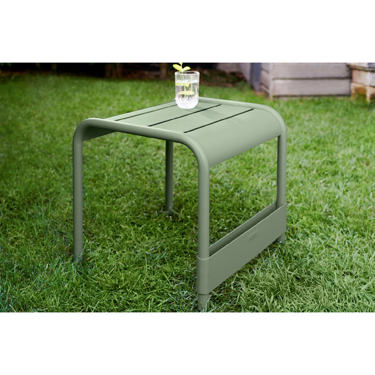 Acapulco Blue Luxembourg Lightweight Aluminum Side Table