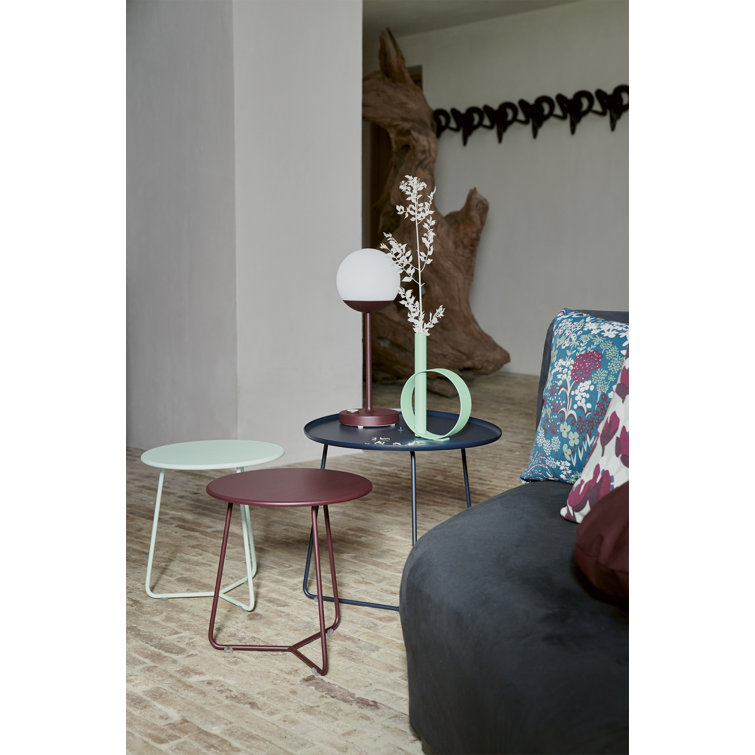 Rosemary Cocotte 13.5" Powder Coated Steel Multi-Use Side Table