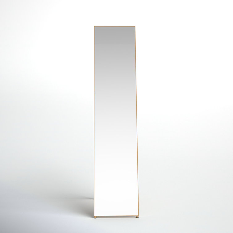 Wellen 28" x 69" Gold Framed Full-Length Mirror