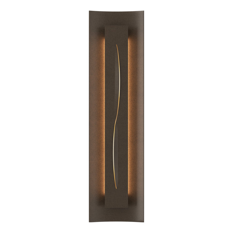 Elegant Bronze 3-Light Vanity Sconce with Amber Glass Finish