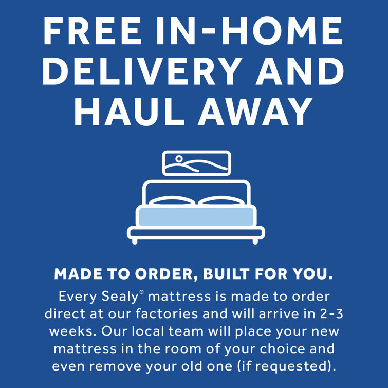 Sealy PosturePedic 12'' Medium Hybrid Queen Adjustable Mattress