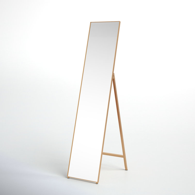 Wellen 28" x 69" Gold Framed Full-Length Mirror