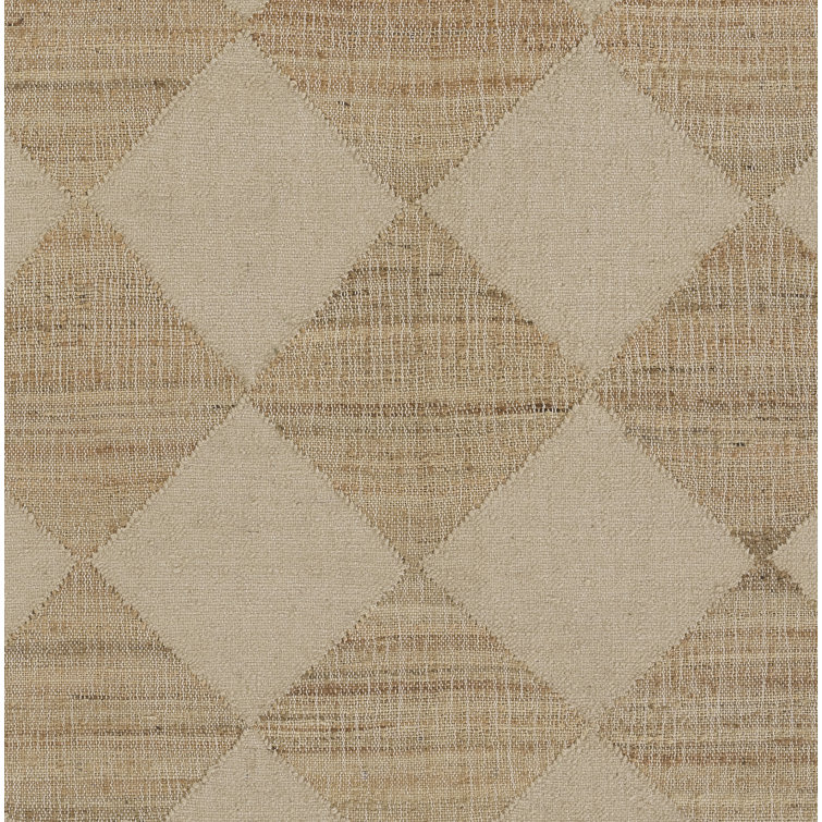 Handmade Orchard Ivory Flat Woven Wool & Synthetic 10' x 14' Area Rug
