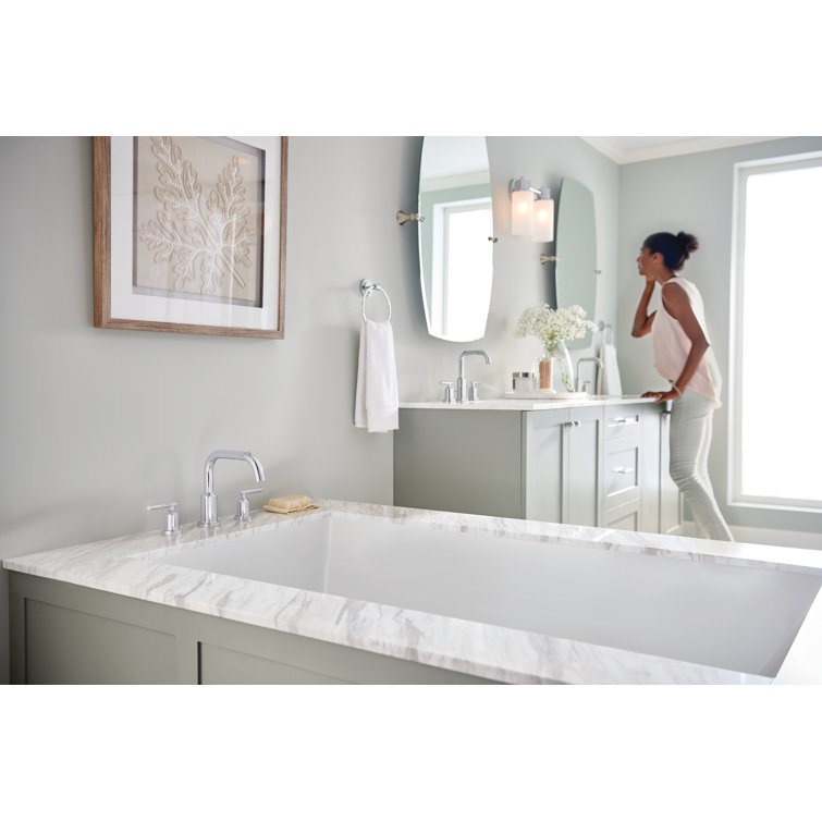 Gibson Chrome Double Handle Deck Mounted Roman Tub Faucet