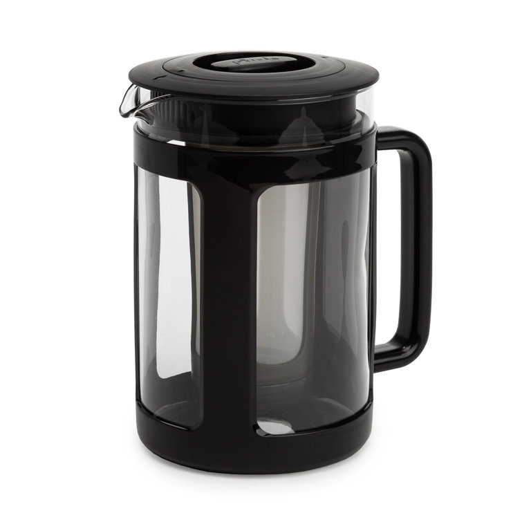 Primula 1.6 qt Black and Clear Cold Brew Coffee Maker
