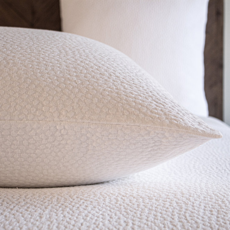 White King Cotton Textured Matelasse Coverlet Set