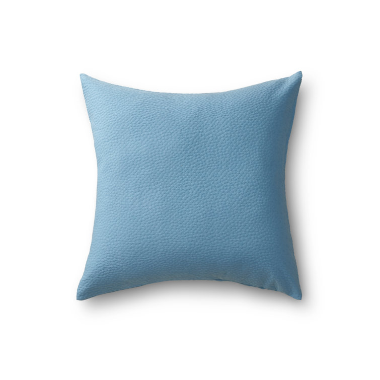 Modern Pebble Pattern Blue Cotton Queen Coverlet Set