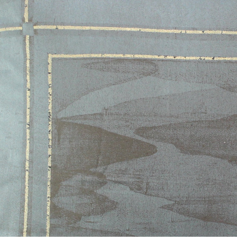 Slate Reversible Polyester Padded Throw Blanket