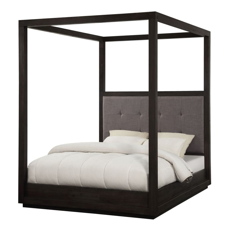 Basalt Grey California King Upholstered Storage Platform Bed