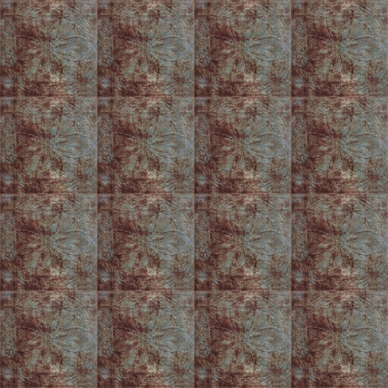 Helena 2 Ft. x 2 Ft. Old Tin Roof Faux Tin Ceiling Tile