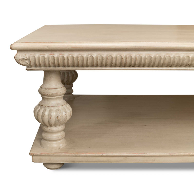 Hugo Gray Solid Wood Rectangular Coffee Table