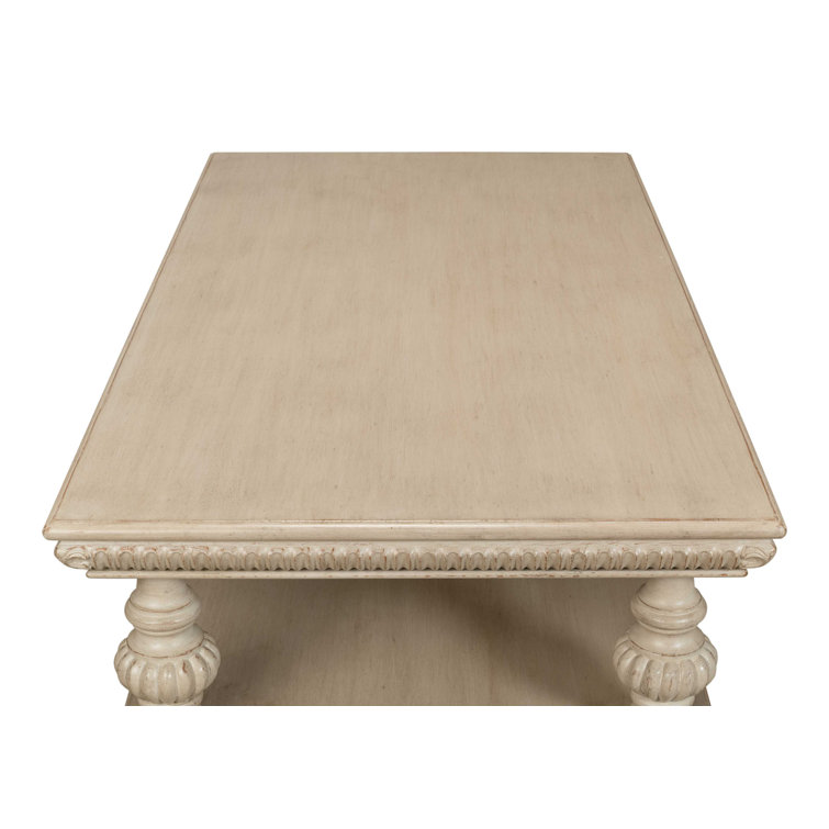 Hugo Gray Solid Wood Rectangular Coffee Table