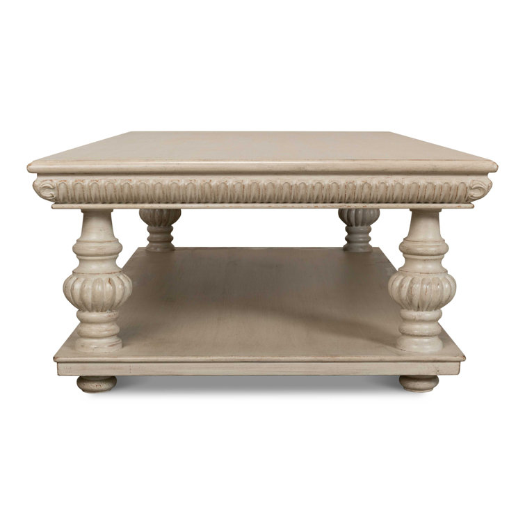 Hugo Gray Solid Wood Rectangular Coffee Table