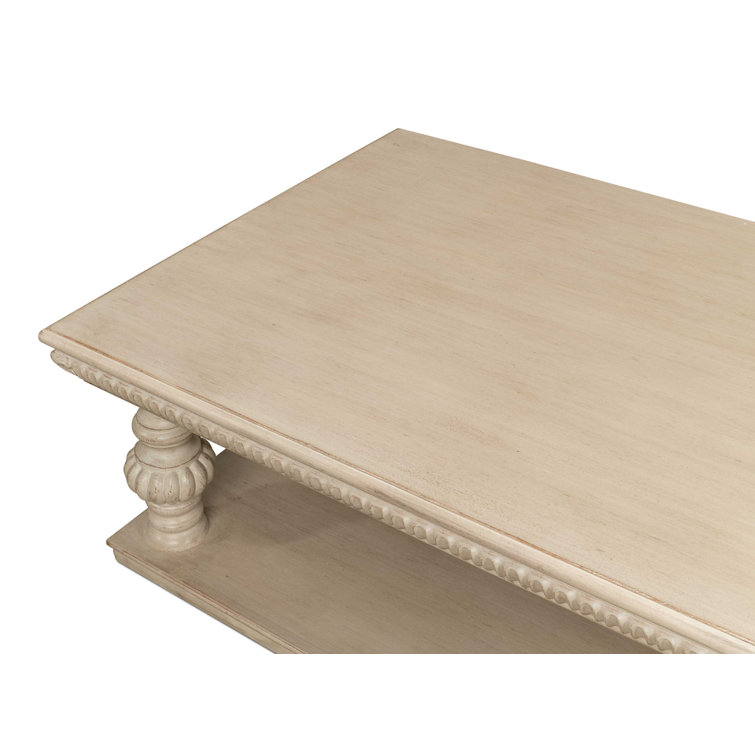 Hugo Gray Solid Wood Rectangular Coffee Table