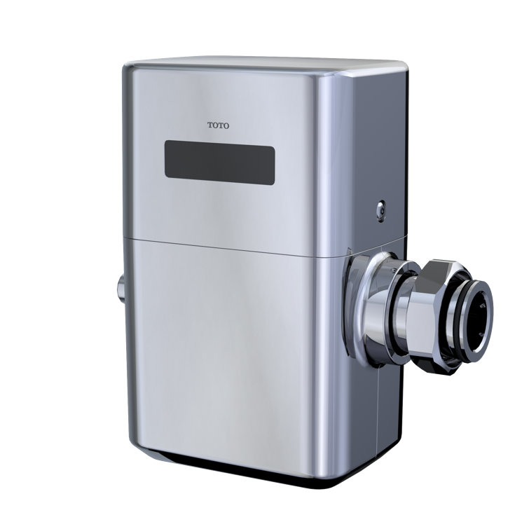 Polished Chrome Touchless High-Efficiency Flushometer Valve
