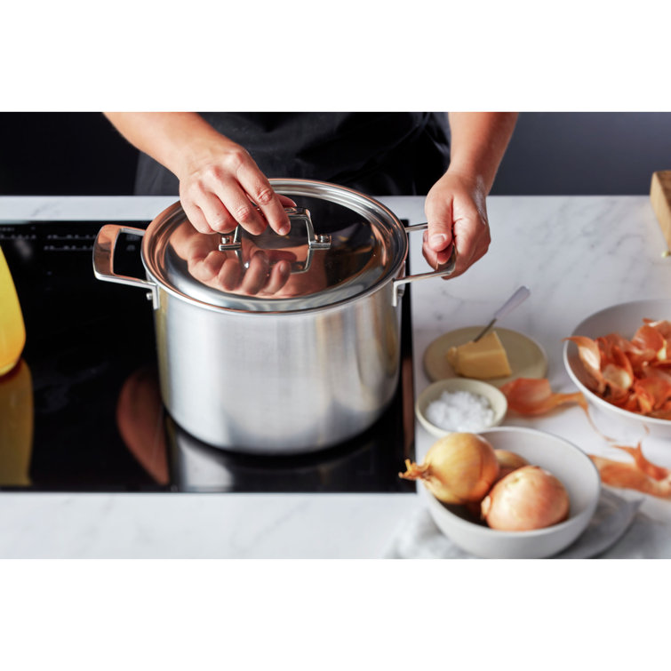 Essential 8-Qt Stainless Steel Stock Pot with Lid