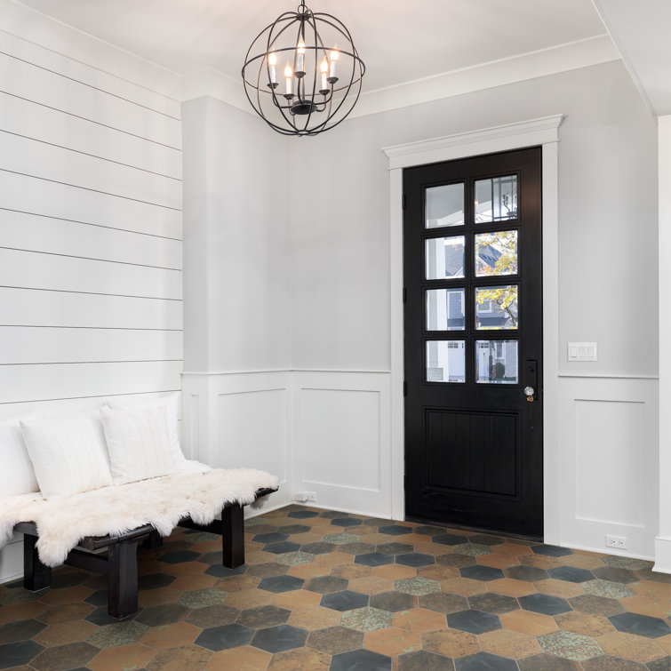 Maheno Hex 9.88" x 8.63" Matte Porcelain Wall & Floor Tile