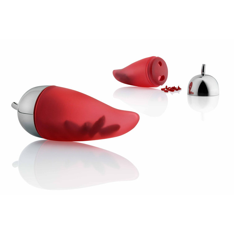 Red Silicone and Stainless Steel Chili Scruncher