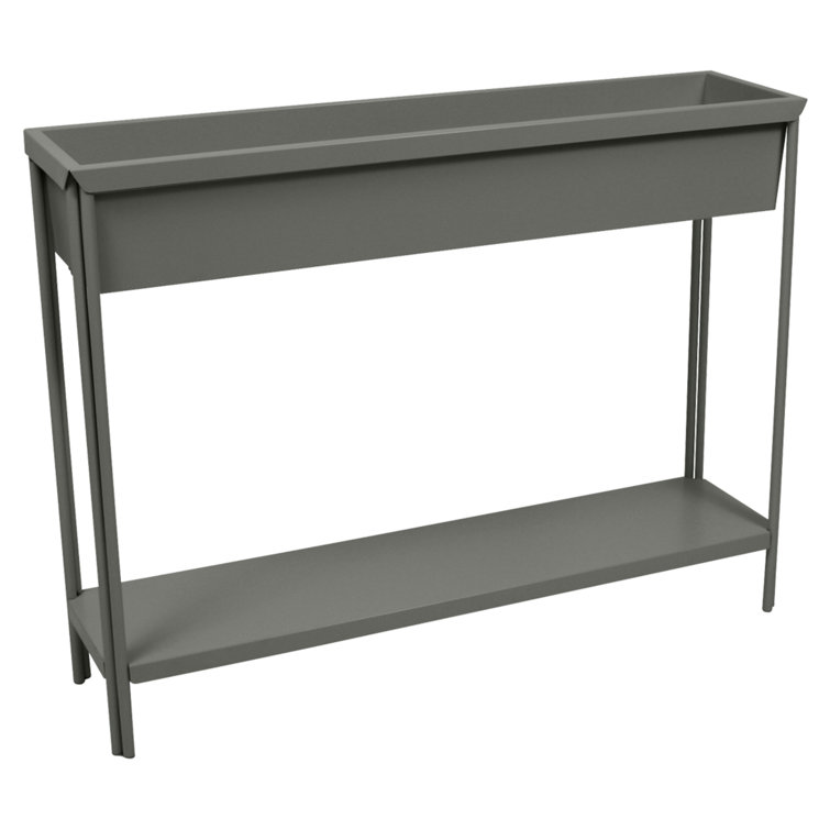 Rosemary Metal Multi-Tiered Elevated Planter with Shelf