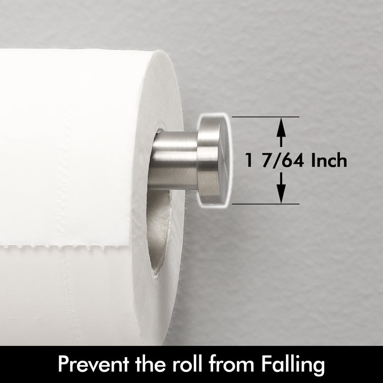Brushed Stainless Steel Wall Mounted Toilet Paper Holder