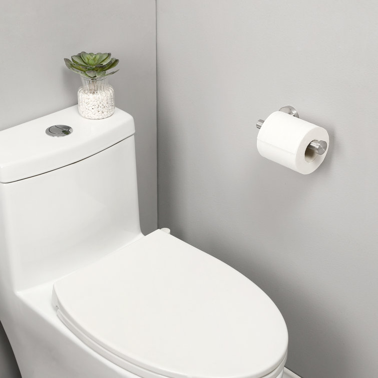Brushed Stainless Steel Wall Mounted Toilet Paper Holder