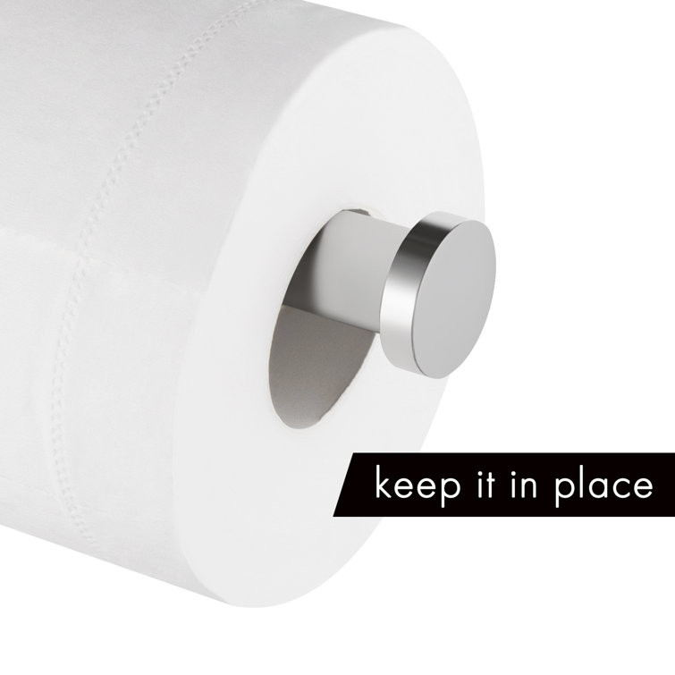 Polished Stainless Steel Wall Mounted Toilet Paper Holder