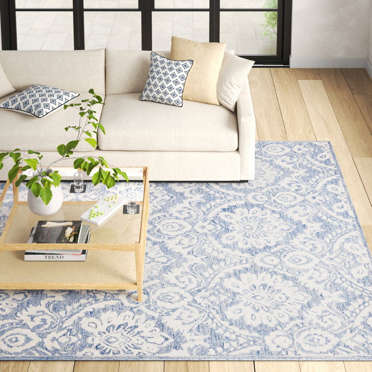 Ivory Elegance 9' x 12' Hand-Tufted Wool Runner Rug