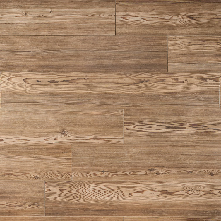 Teakwood 8" x 48" Matte Brown Porcelain Tile