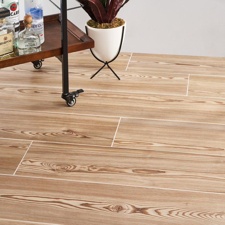 Teakwood Matte Brown Large Format Porcelain Tile