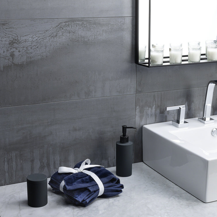 Aspire 12" x 24" Gray Matte Porcelain Wall & Floor Tile