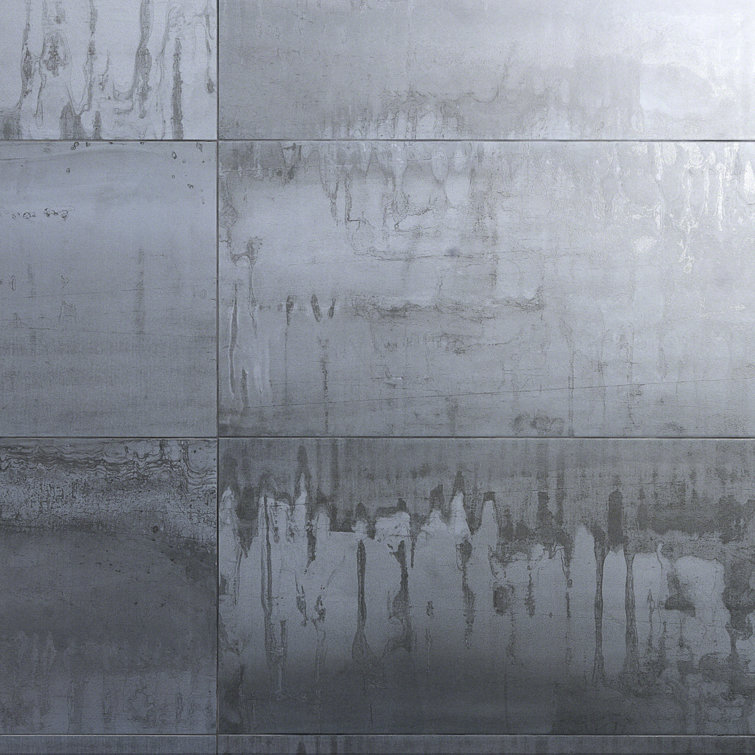 Aspire 12" x 24" Gray Matte Porcelain Wall & Floor Tile