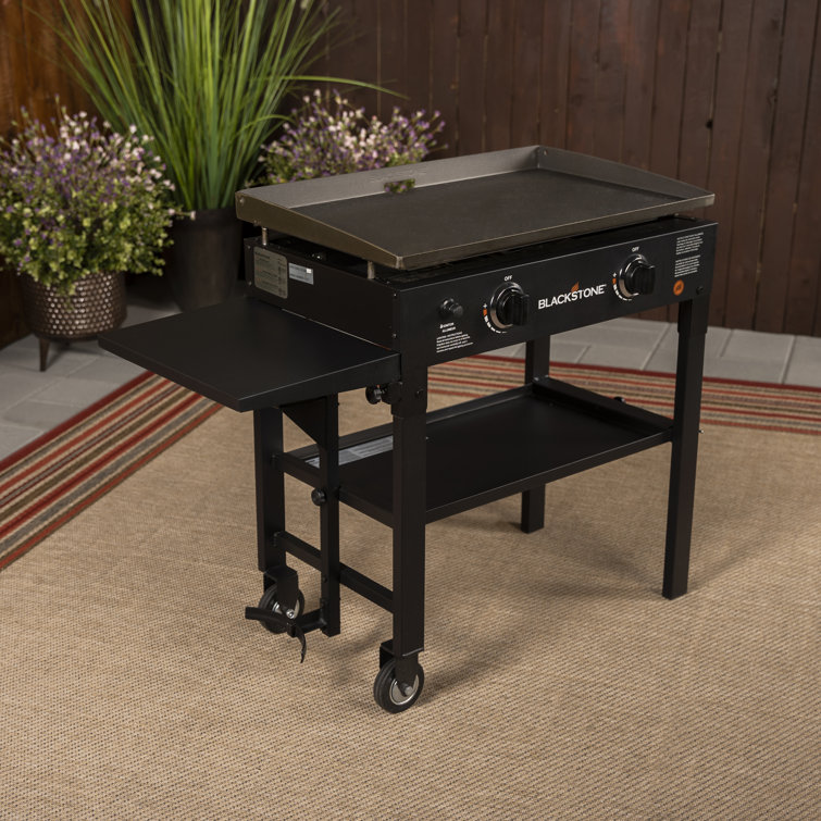 28-Inch Black Stainless Steel Propane Gas Hibachi Griddle