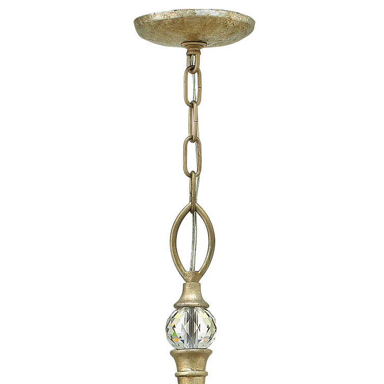 Eve Champagne Gold 9-Light Crystal Bud Chandelier