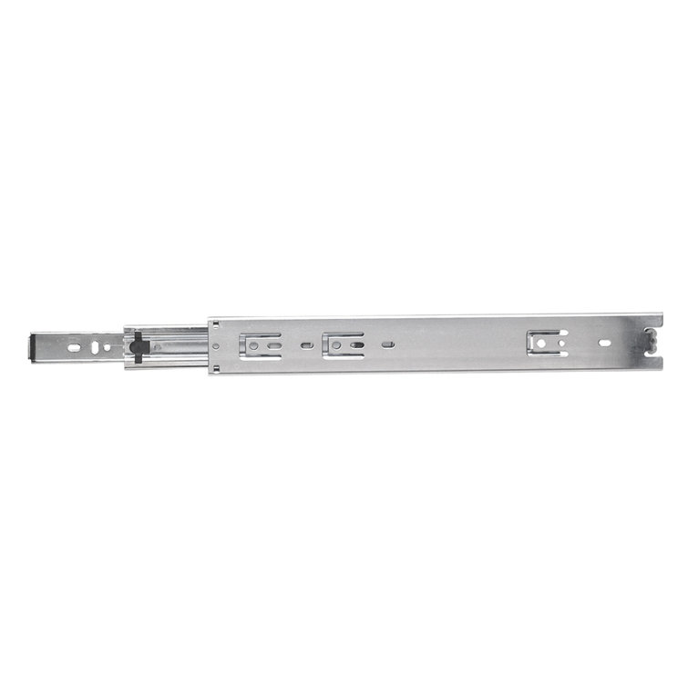 Cadmium Finish 16-Inch Heavy Duty Steel Drawer Slides, 10-Pack