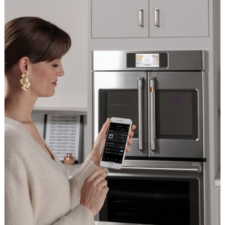 Matte White 30" Smart Convection Double Wall Oven