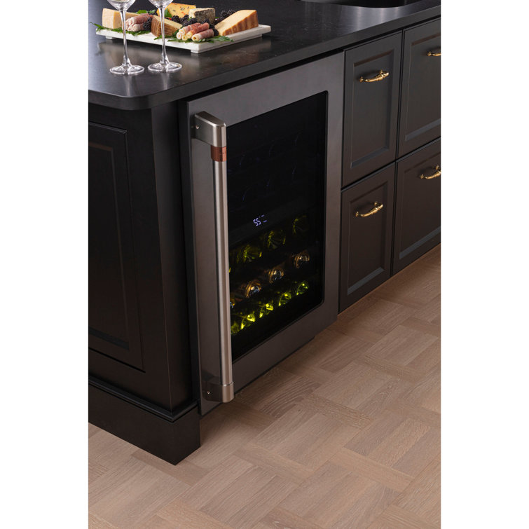 Elegant 46-Bottle Dual Zone Wine & Beverage Cooler with LED Lighting