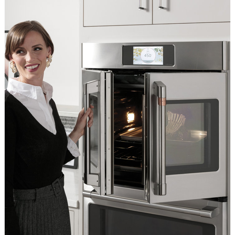 Matte White 30" Smart Convection Double Wall Oven
