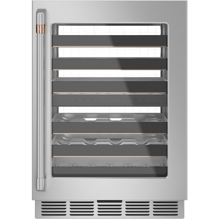 Elegant 46-Bottle Dual Zone Wine & Beverage Cooler with LED Lighting
