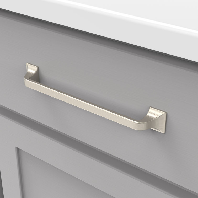 Satin Nickel 8 7/8" Modern Farmhouse Cabinet Handle