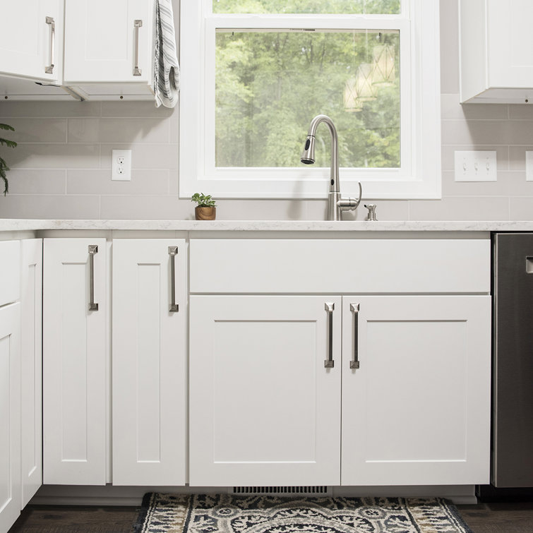 Satin Nickel Brushed Cabinet Drawer Pulls with Mounting Hardware