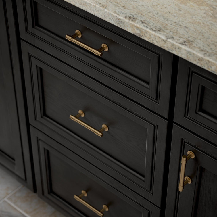 Champagne Bronze 3'' Center to Center Bar Cabinet Pull Set