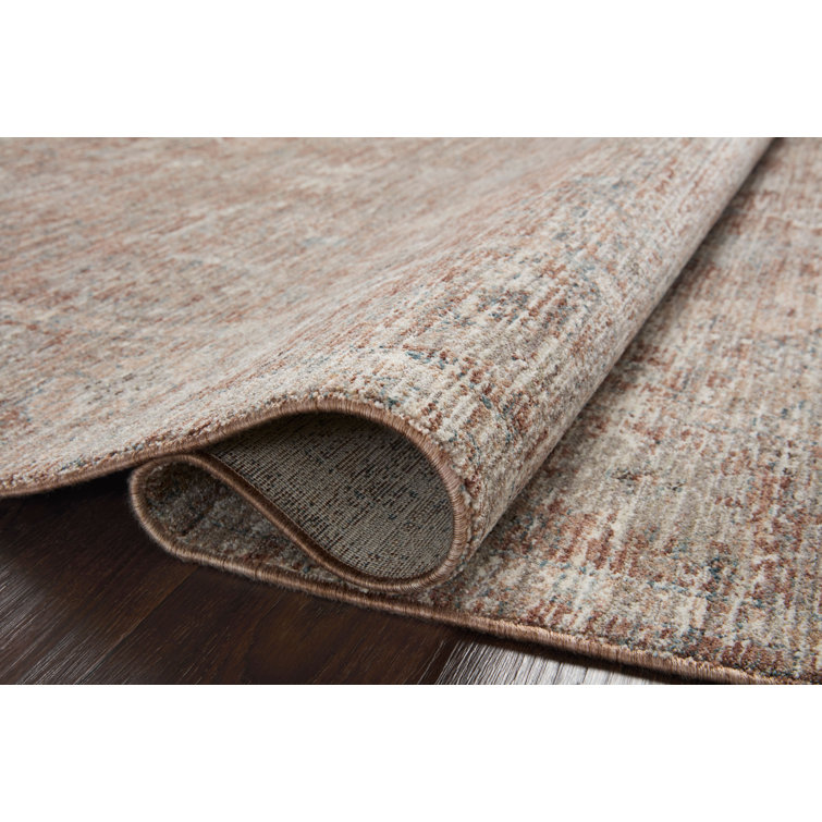 Vintage Floral Red Synthetic 2'3" x 3'10" Traditional Area Rug