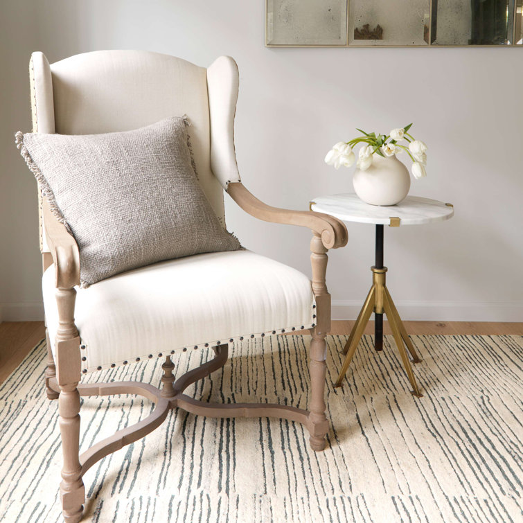 Avery Handmade Tufted Wool Striped Area Rug, 3' x 5', Gray