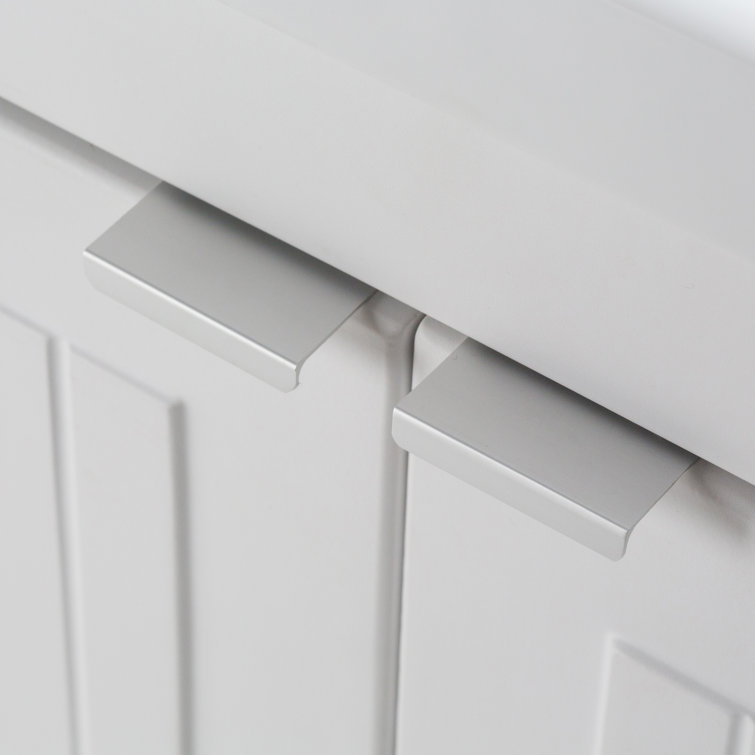 Murphy Pure White 24-inch ABS Utility Sink Cabinet with Chrome Faucet