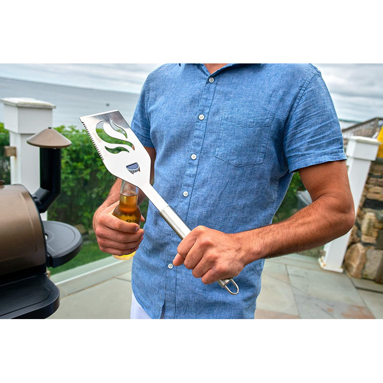 20-Piece Stainless Steel BBQ Tool Set with Aluminum Case