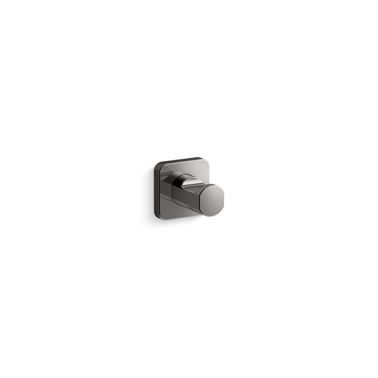Gray Stainless Steel Square Robe Hook
