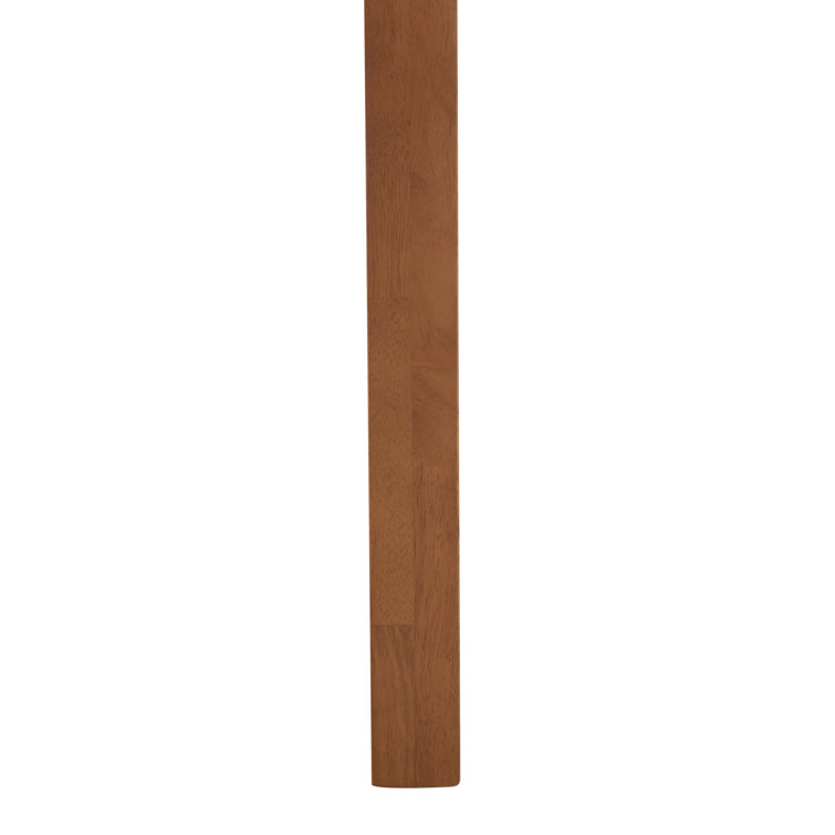 Omara Walnut Finish Solid Wood 2-Tier Console Table