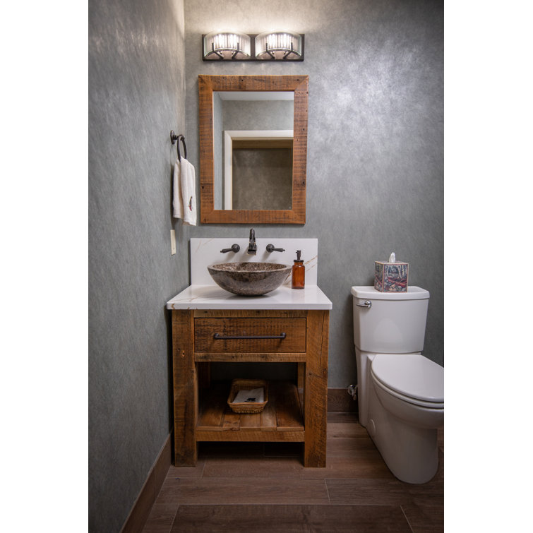 Dark Emperador Marble Circular Bathroom Vessel Sink