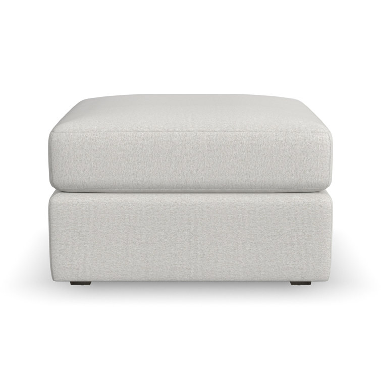 Frost Light Gray Fabric Modular Sectional Sofa with Ottoman