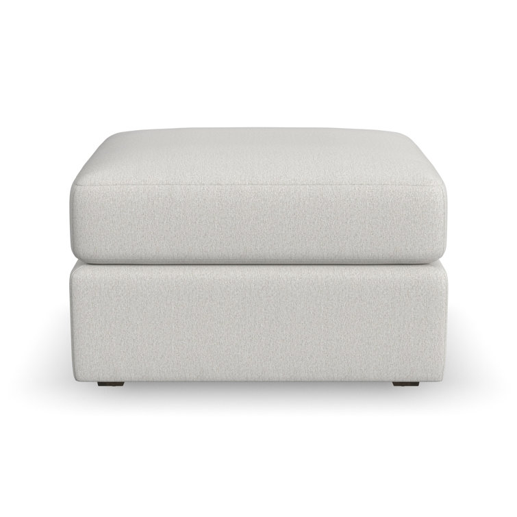Frost Light Gray Fabric Modular Sectional Sofa with Ottoman